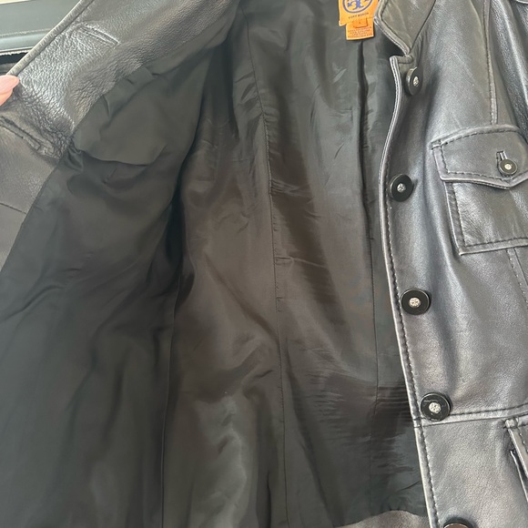 Tory Burch, Sergeant Pepper, distressed leather jacket - Picture 7 of 7